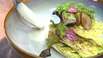 創意復古風餐廳 「法式」白菜滷清爽不油膩