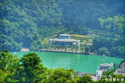 眺望日月潭全景的絕佳位置!湖光山景 旋轉樓梯成熱門打卡點