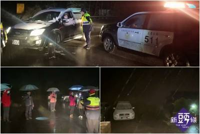太平山降雪 三星波麗士忙著管制人車保安全