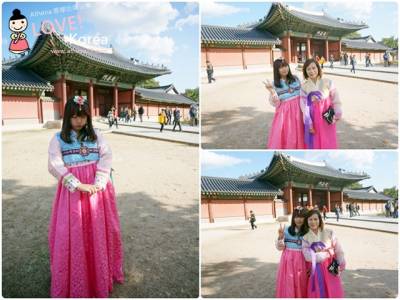 ▌韓國 ▌在韓國穿著韓服趴趴走 ♥ Oneday Hanbok一日韓服體驗 韓服質感很好噢!