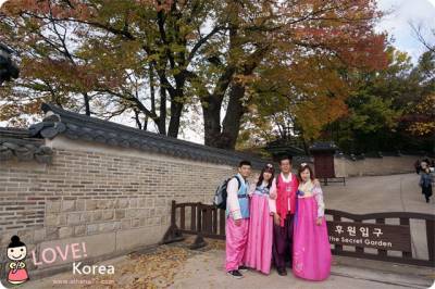 ▌韓國 ▌在韓國穿著韓服趴趴走 ♥ Oneday Hanbok一日韓服體驗 韓服質感很好噢!