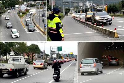 元旦出遊首日車流人潮湧現 宜花東現高峰