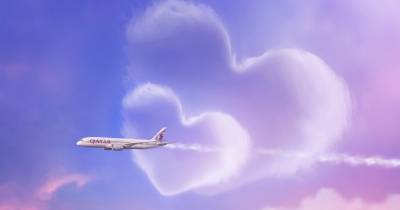 這個二月與卡達航空一起踏上甜蜜之旅