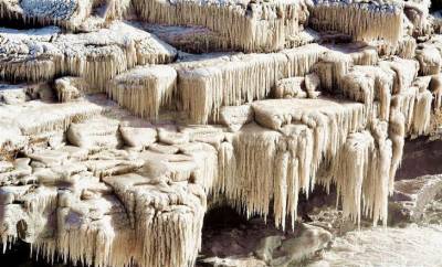 冬日美景- 全球第一大黃金瀑布 冰瀑玉壺