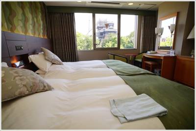 【日本九州】KKR Hotel Kumamoto 熊本KKR飯店 ‧離熊本城最近的住宿 步行2分鐘可到熊本城 上下通購物街 城采苑只要10分鐘